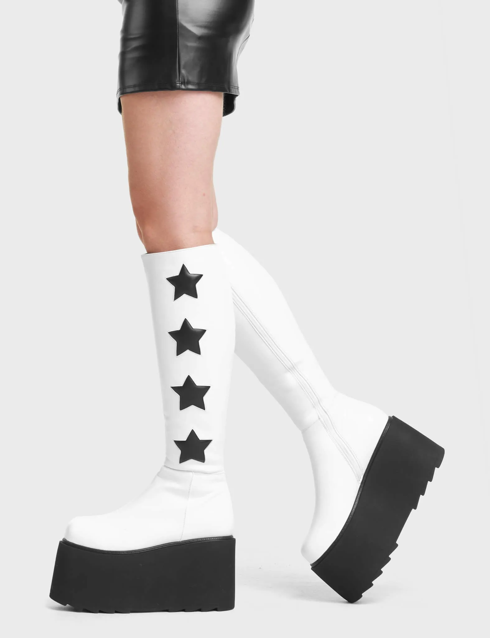 Extraterrestrial Platform Knee High Boots sold by Lamoda product image thumbnail 5