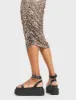 Sun Tan Chunky Platform Creeper Sandals sold by Lamoda