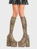 Messenger Platform Knee High Boots sold by Lamoda