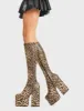 Messenger Platform Knee High Boots sold by Lamoda
