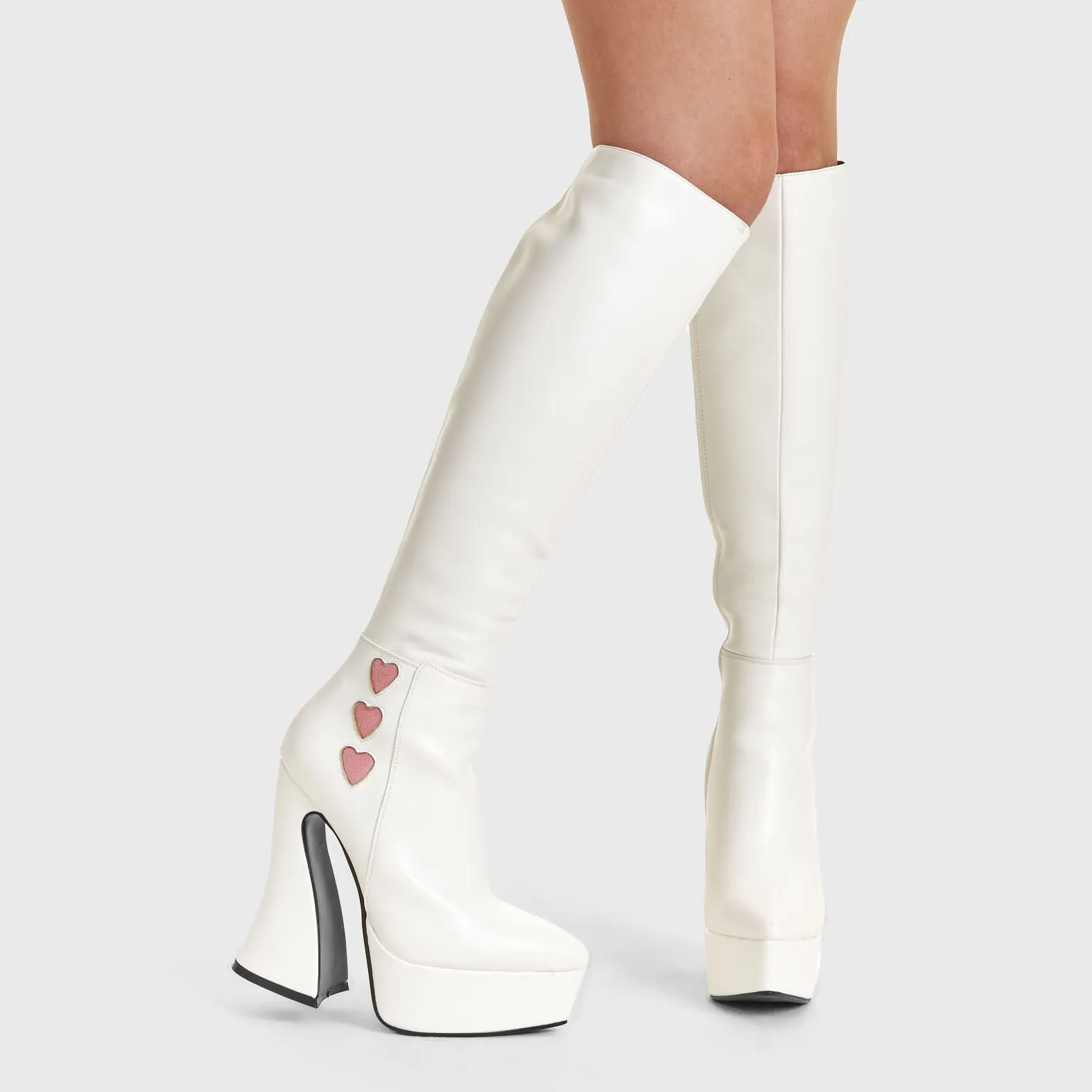 Love Potion Platform Knee High Boots sold by Lamoda product image thumbnail 4