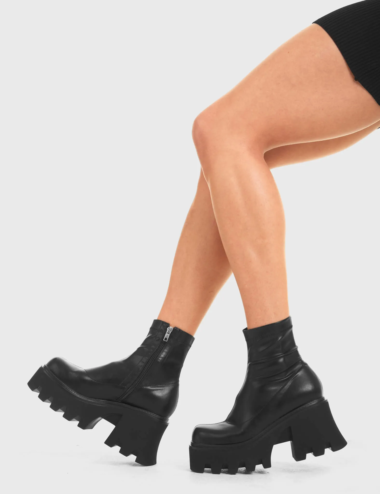 Notorious Chunky Platform Ankle Boots sold by Lamoda