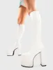 Unfaithful Promises Platform Knee High Boots sold by Lamoda