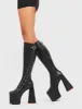 Passion Platform Knee High Boots sold by Lamoda