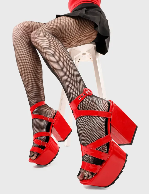 Tinted Windows Platform Sandals sold by Lamoda