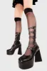 Padlock Platform Calf Boots sold by Lamoda
