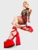 Genie Platform Sandals sold by Lamoda