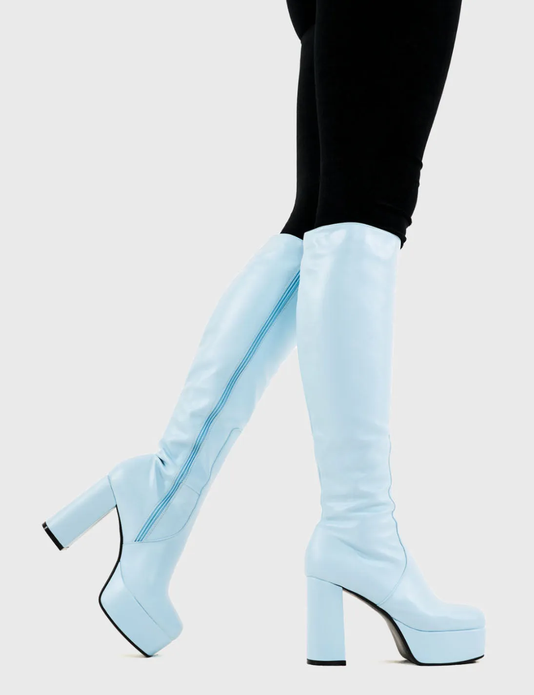 Whatta Showdown Platform Knee High Boots sold by Lamoda product image thumbnail 3