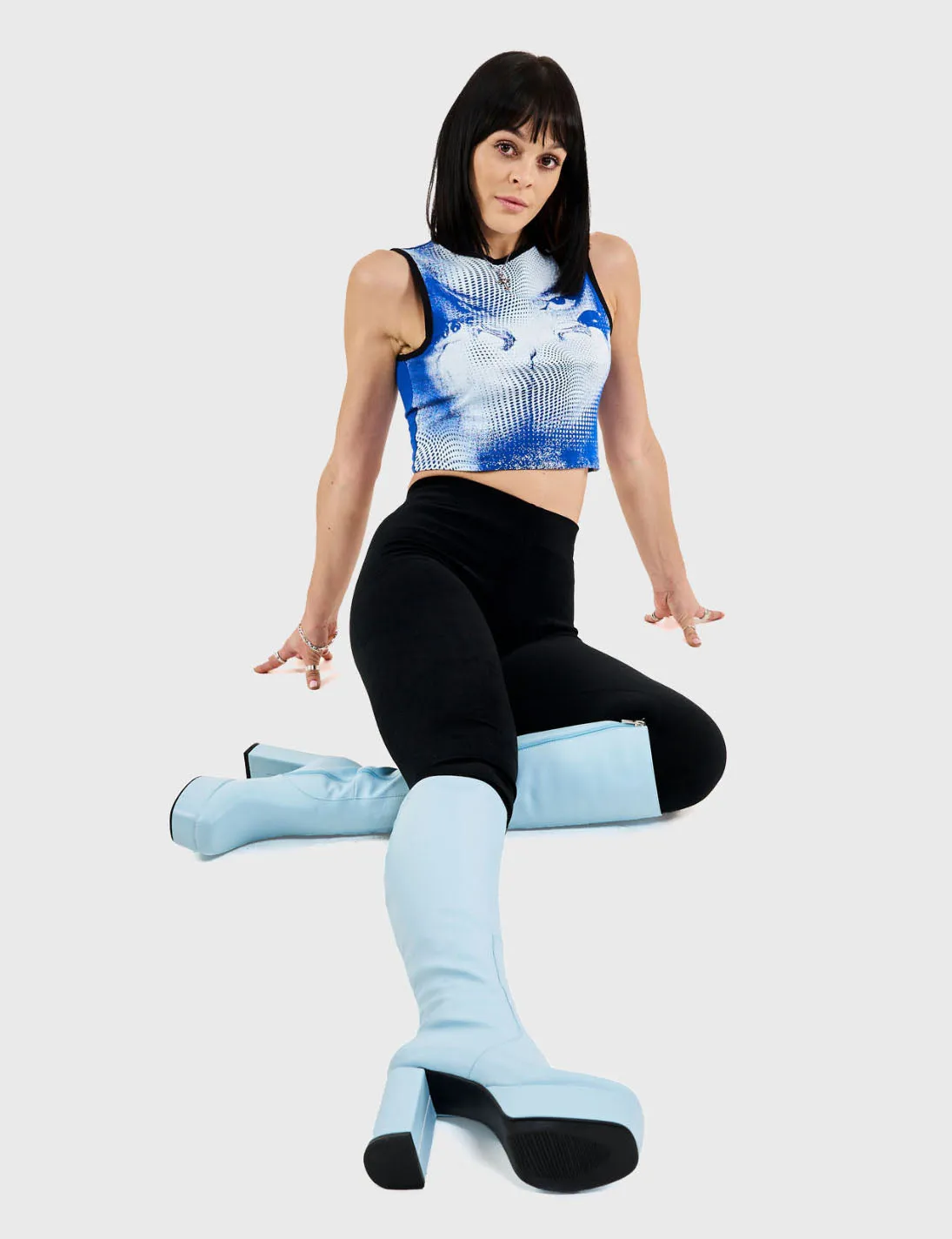 Whatta Showdown Platform Knee High Boots sold by Lamoda product image thumbnail 2