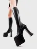 Unfaithful Promises Platform Knee High Boots sold by Lamoda