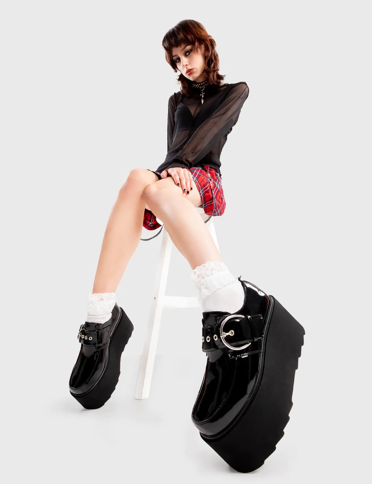 Grounded Chunky Platform Shoes sold by Lamoda product image thumbnail 3