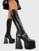 Walk With Love Platform Knee High Boots sold by Lamoda