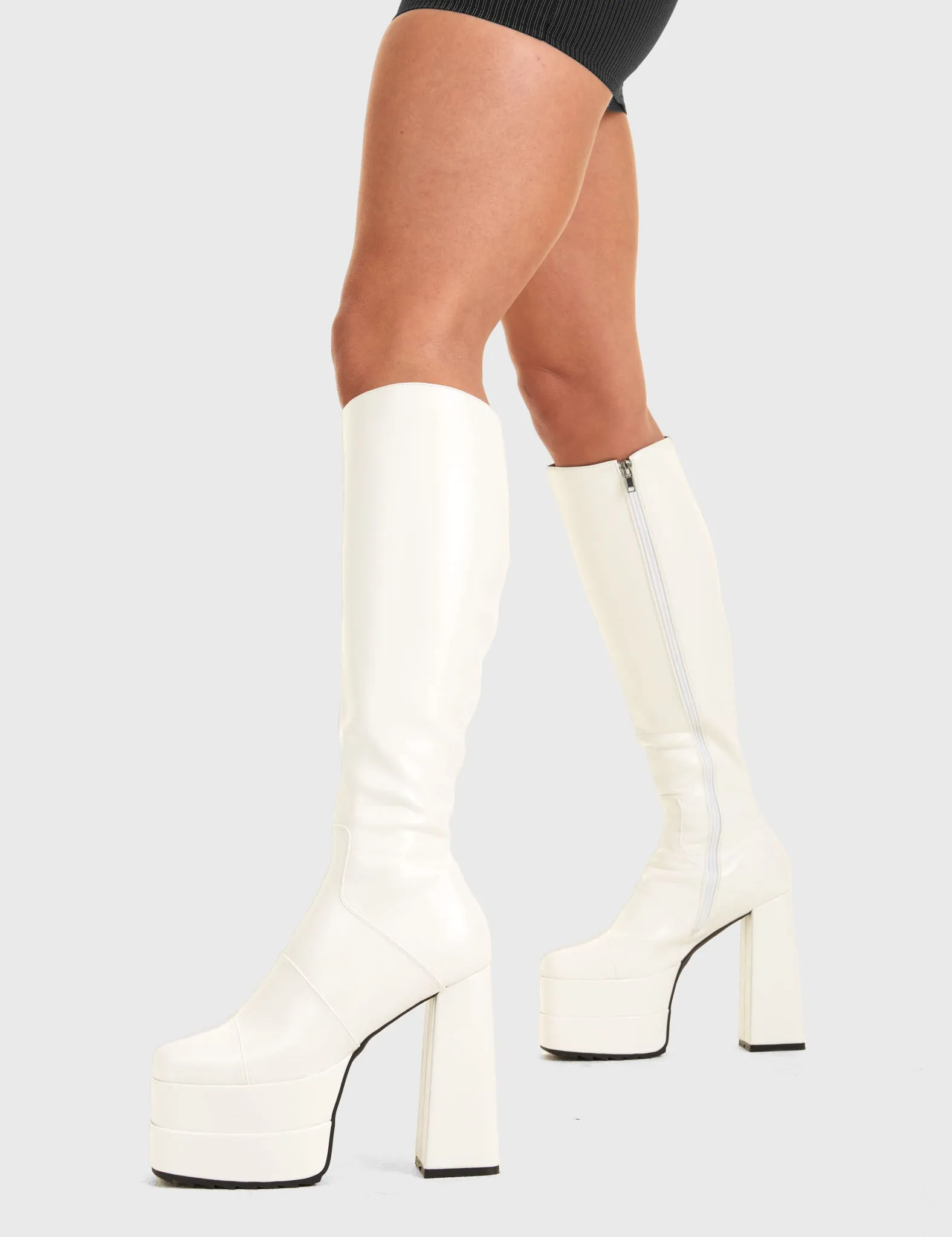 My Desires Platform Knee High Boots sold by Lamoda