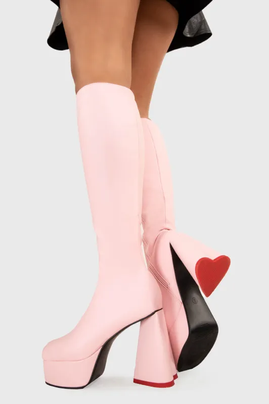 Sweet Talker Platform Knee High Boots sold by Lamoda