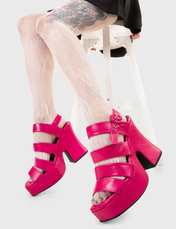 Not A Friend Platform Sandals sold by Lamoda