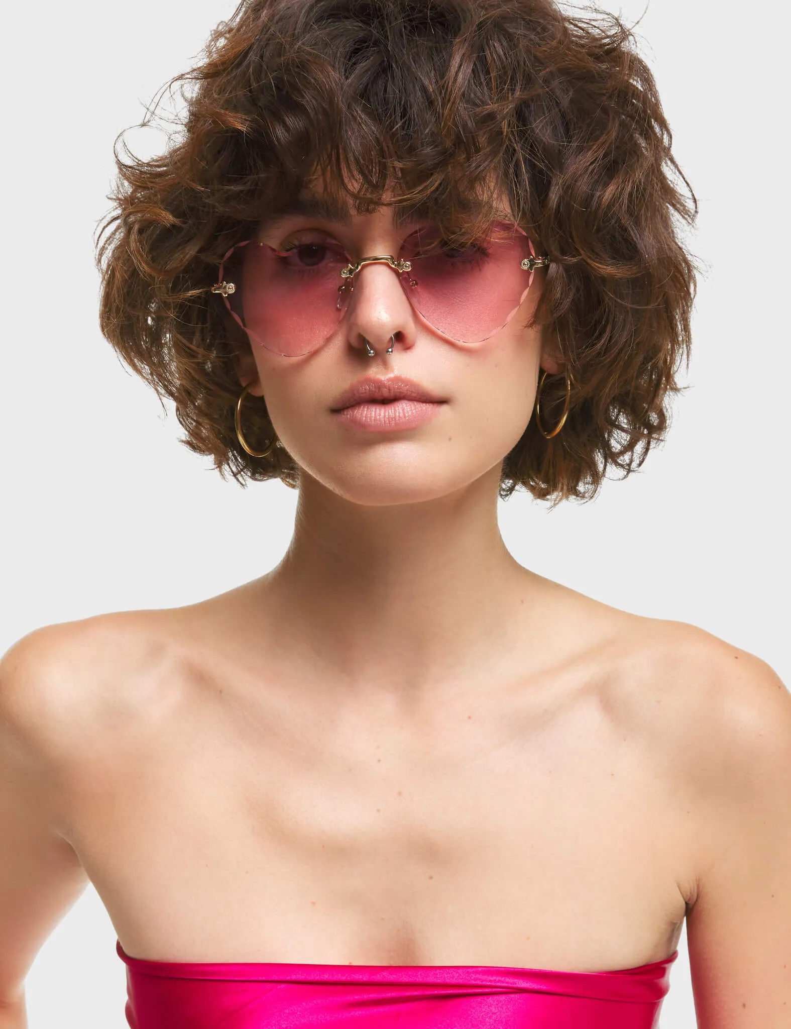 Eye Candy Heart Sunglasses sold by Lamoda product image thumbnail 4