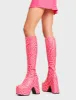 Willpower Platform Knee High Boots sold by Lamoda