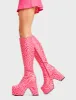 Willpower Platform Knee High Boots sold by Lamoda