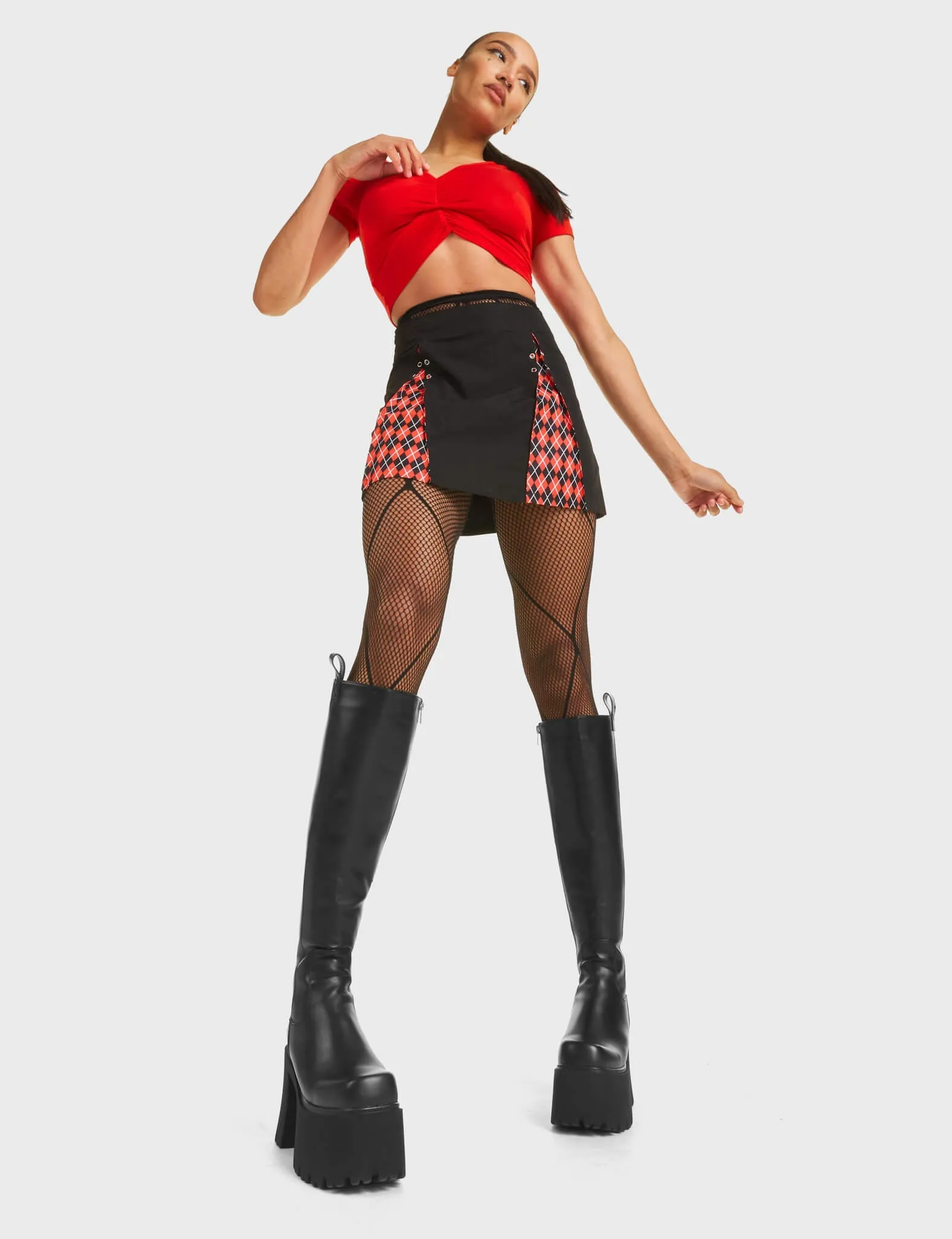 Spot On Chunky Platform Knee High Boots sold by Lamoda product image thumbnail 2