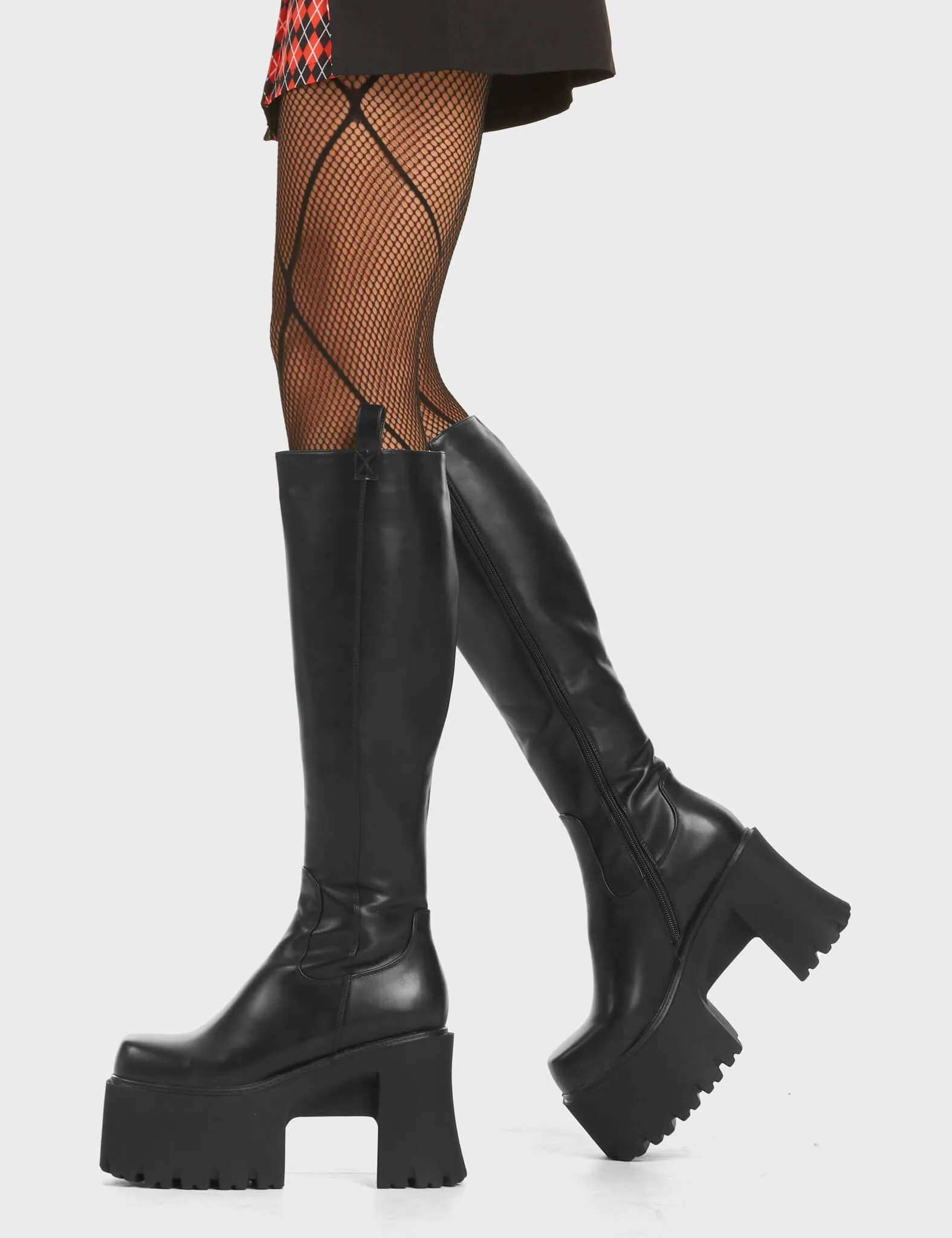 Spot On Chunky Platform Knee High Boots sold by Lamoda product image thumbnail 3