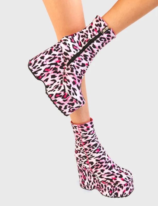 Jungle Fever Chunky Platform Ankle Boots sold by Lamoda