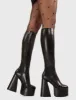Hate You Wide Calf Platform Knee High Boots sold by Lamoda