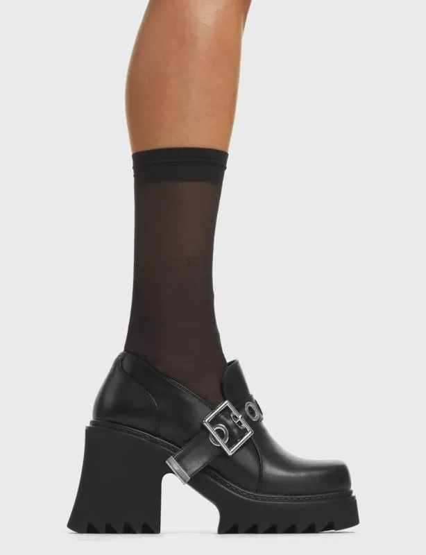 Little Lies Chunky Platform Shoes sold by Lamoda