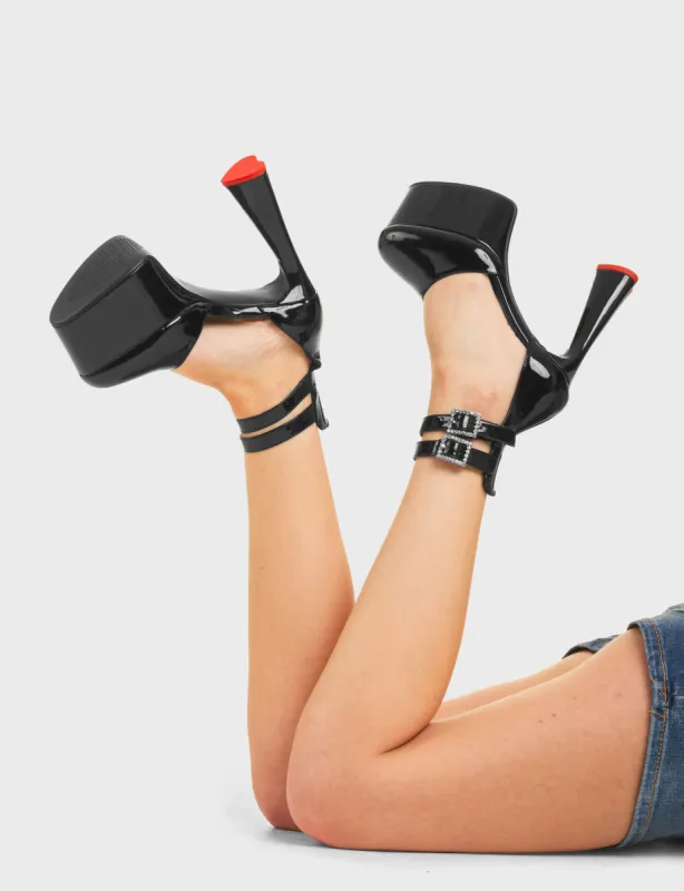 Shine On Platform Heels sold by Lamoda