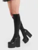 Heart Vs Head Platform Knee High Boots sold by Lamoda