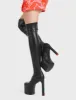 Night Owl Platform Thigh High Boots sold by Lamoda