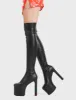 Night Owl Platform Thigh High Boots sold by Lamoda