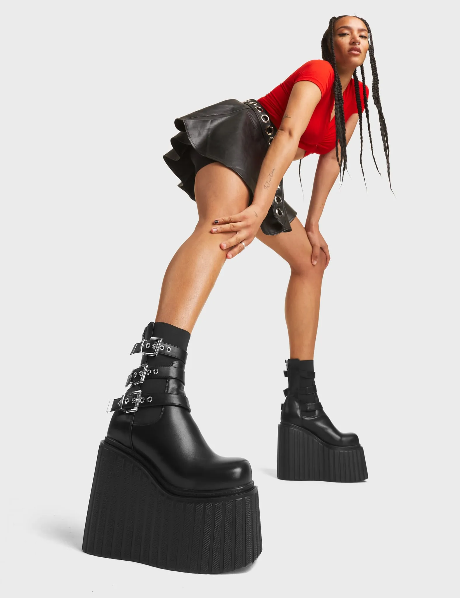 Good Initiative Chunky Creeper Ankle Boots sold by Lamoda product image thumbnail 3