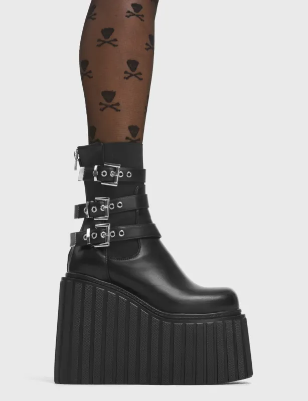 Good Initiative Chunky Creeper Ankle Boots sold by Lamoda