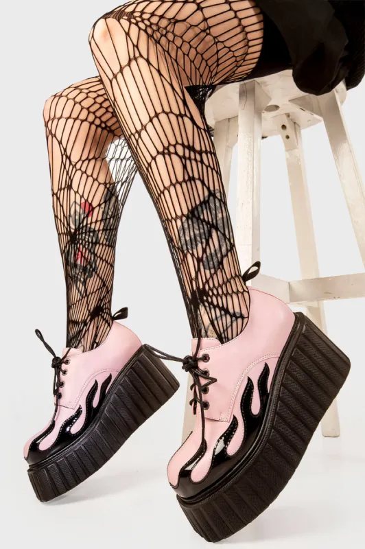 Girls On Tour Chunky Platform Creeper Shoes sold by Lamoda