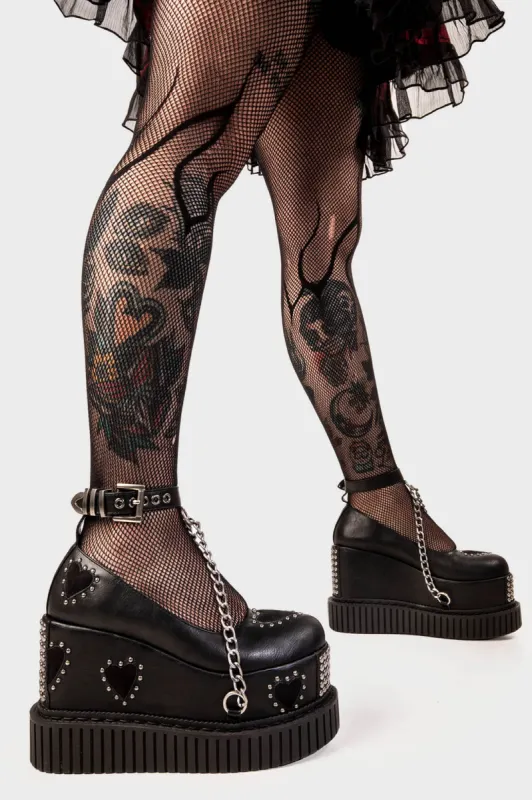 Majesty Chunky Platform Creeper Shoes sold by Lamoda