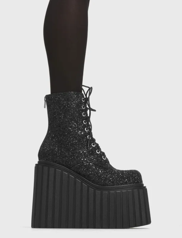 Cross Roads Chunky Creeper Platform Ankle Boots sold by Lamoda