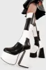 Runway Platform Knee High Boots sold by Lamoda