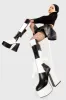 Runway Platform Knee High Boots sold by Lamoda