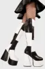 Runway Platform Knee High Boots sold by Lamoda