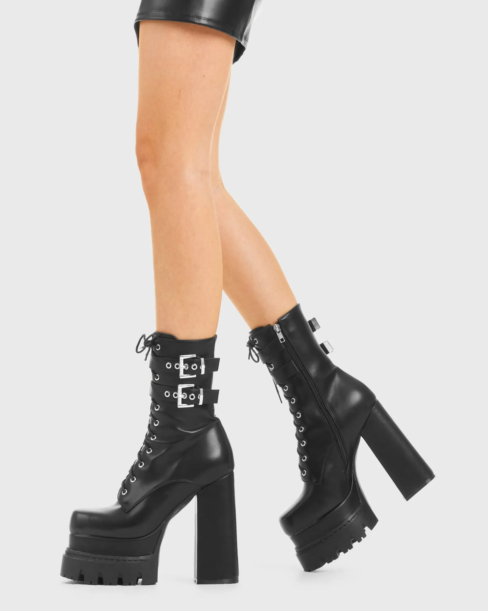 Wannabe Platform Ankle Boots sold by Lamoda product image thumbnail 3