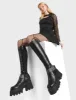 Praise You Chunky Platform Knee High Boots sold by Lamoda