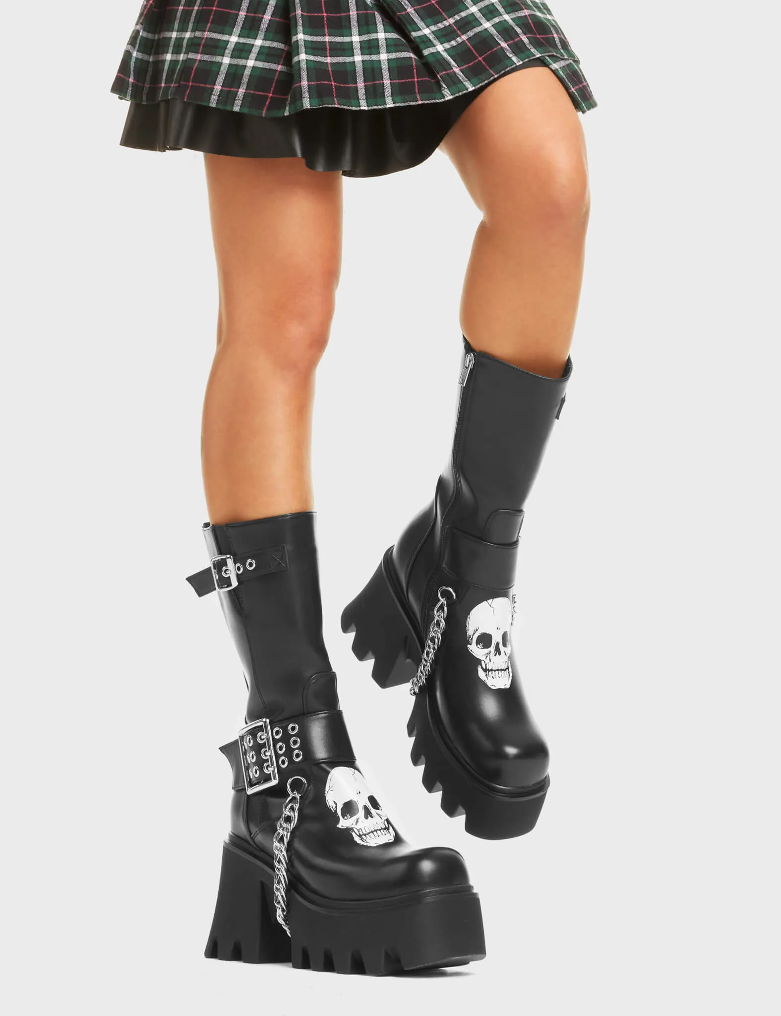 Visions Chunky Platform Calf Boots sold by Lamoda product image thumbnail 2