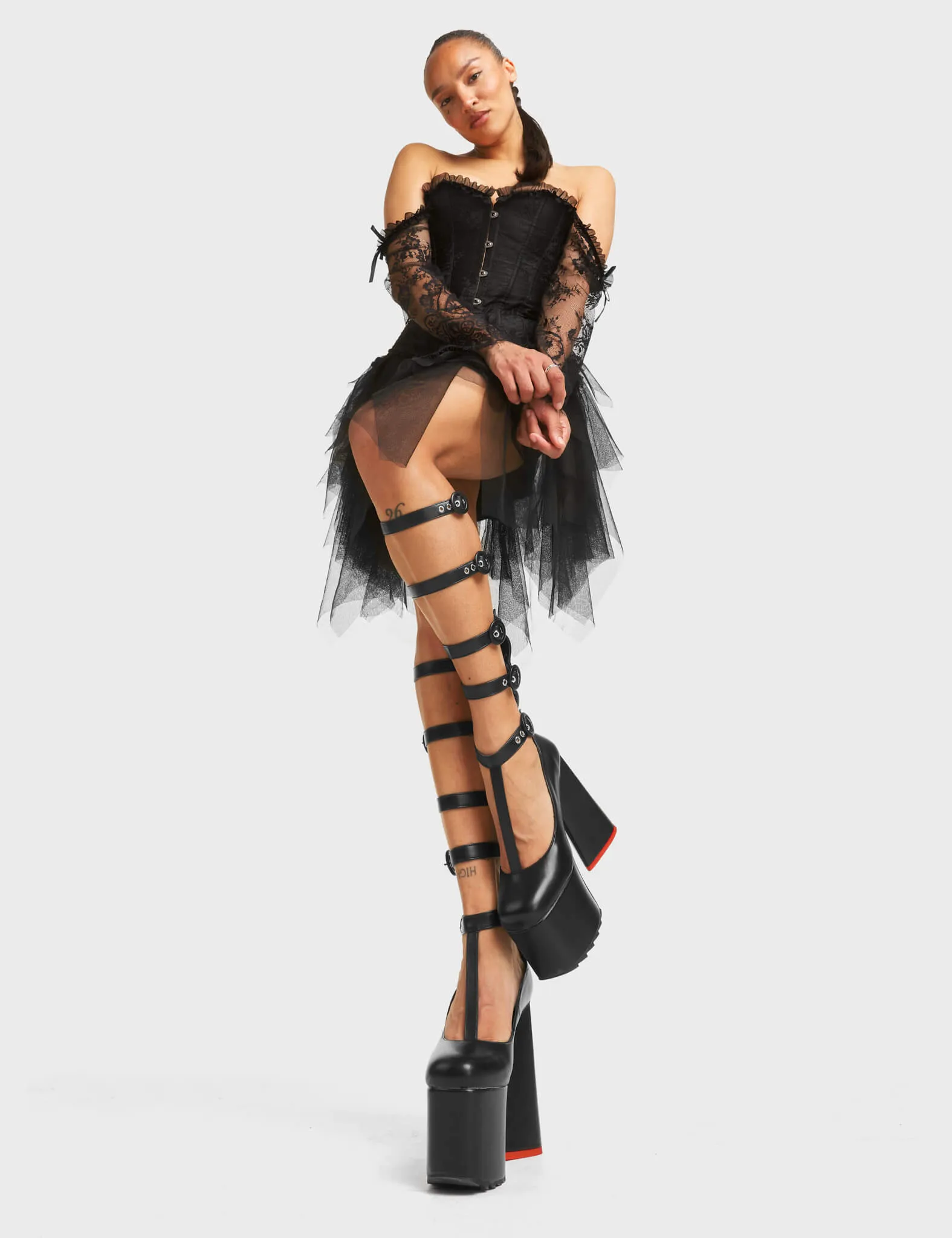My Angel Platform Knee High Boots sold by Lamoda product image thumbnail 3