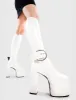 Short Term Loss Platform Knee High Boots sold by Lamoda
