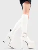 Short Term Loss Platform Knee High Boots sold by Lamoda