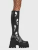 Mayhem Chunky Platform Knee High Boots sold by Lamoda