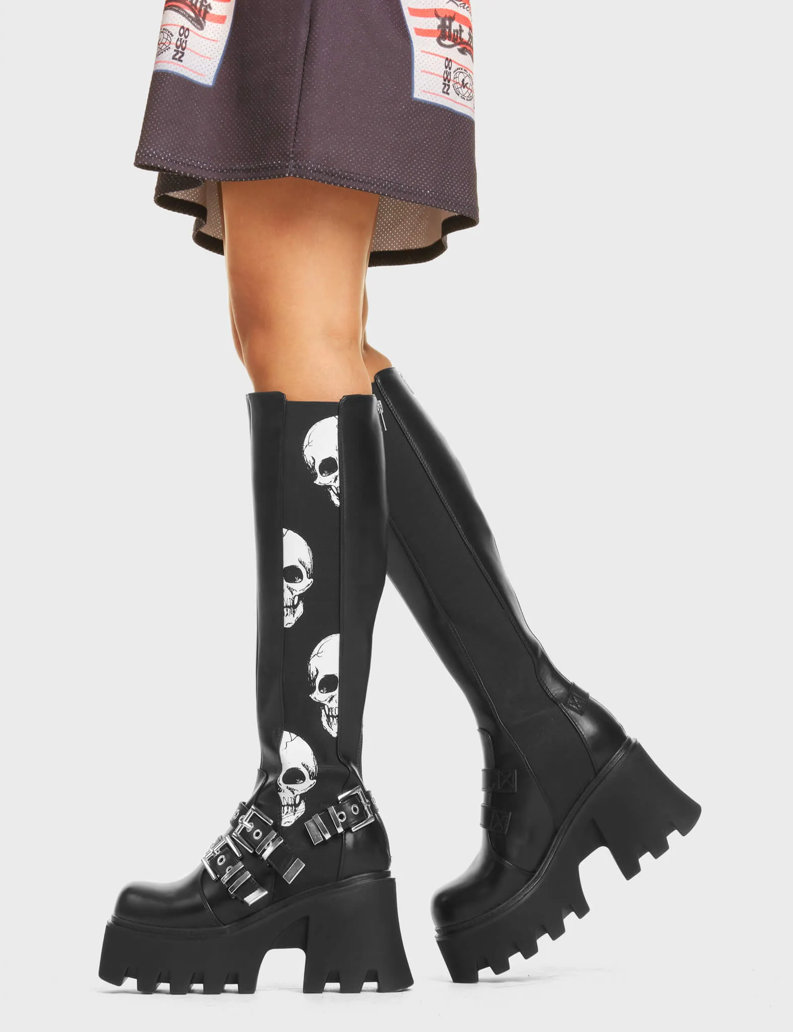 Mayhem Chunky Platform Knee High Boots sold by Lamoda product image thumbnail 4