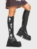 Mayhem Chunky Platform Knee High Boots sold by Lamoda