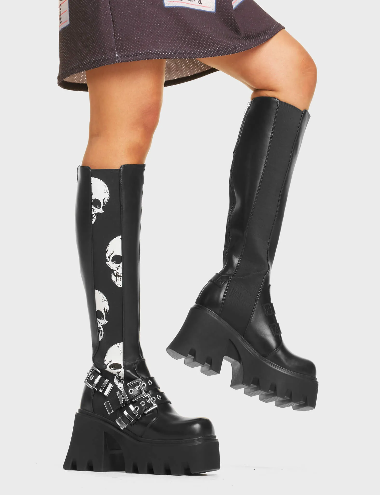 Mayhem Chunky Platform Knee High Boots sold by Lamoda product image thumbnail 2