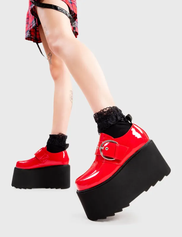 Grounded Chunky Platform Shoes sold by Lamoda
